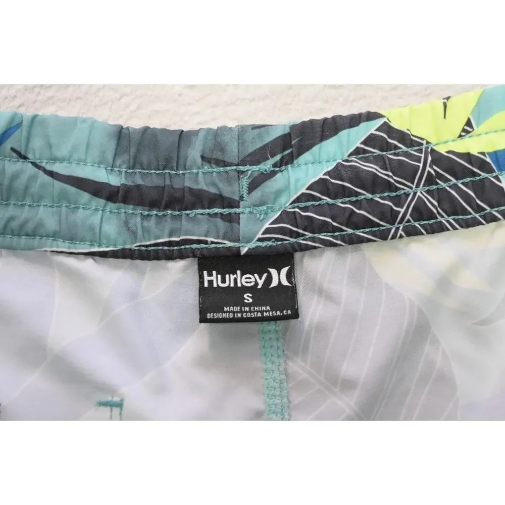 Hurley Phantom Board Shorts Floral Water Swim Trunks‎ Surf Mens Size Small